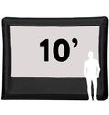 Elite Outdoor Movies Pro Inflatable Screen - 10' Front or Rear Projection