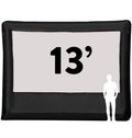 Elite Outdoor Movies Pro Inflatable Screen - 13' Front or Rear Projection