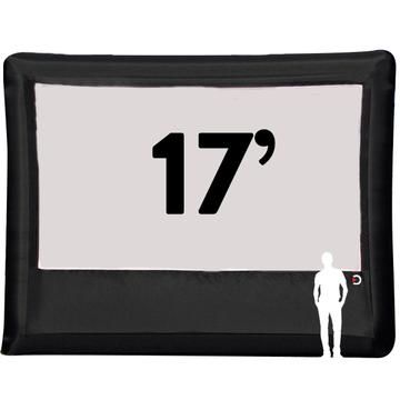 Elite Outdoor Movies Pro Inflatable Screen - 17' Front or Rear Projection