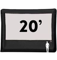 Elite Outdoor Movies Pro Inflatable Screen - 20' Front or Rear Projection
