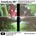 Elite Screens Aeon CineGrey 3D, 125", 2.35:1, CineGrey 3D fabric - AR125C3D-WIDE