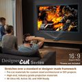Elite Screens Designer Cut, 135", 16:9, CineWhite UHD-B fabric - RM-135H-CWHITEUHDB
