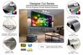 Elite Screens Designer Cut, 135", 16:9, CineGrey fabric - RM-135H-CINEGREY