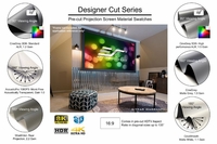 Elite Screens Designer Cut CineGrey 5D®, 135", 16:9, CineGrey 5D® fabric - RM-135HW-CINEGREY5D