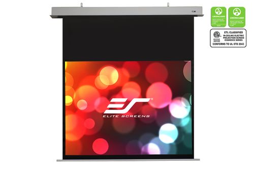 Elite Screens Evanesce, 126", 16:9, MaxWhite Fiberglass (FG) fabric - IHOME126HW3-E20