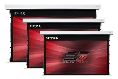 Elite Screens Evanesce Tab-Tension CineGrey 5D, 133", 16:9, CineGrey 5D fabric - ITE133H25D-E24