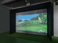 Elite Screens Golf Bay Pro Multi-Sport/Golf Simulator Impact Screen, Commercial Grade Frame System with Enclosure Panels, Viewable 113.4"x152"