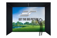 Elite Screens GolfSim Bay, ", , ImpactWhite fabric - GSB13x10-IPW1145