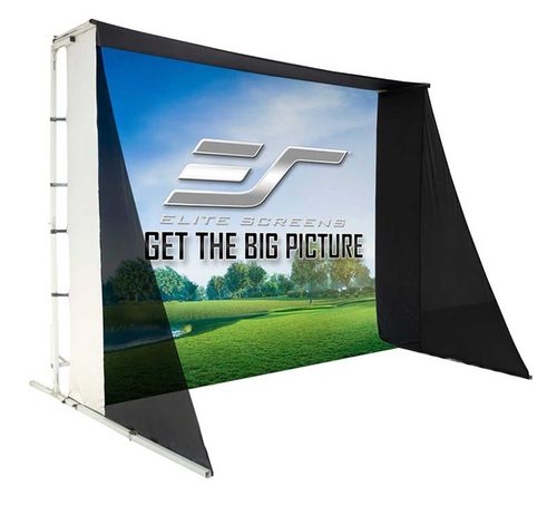Elite Screens GolfSim® Portable ImpactWhite® A4K Series, 145, 1.40:1, ImpactWhite™ A4K fabric - GSP0710-IPWA4K