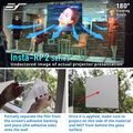 Elite Screens Insta-RP 2, 123", 16:9, WraithVeil™2 fabric - IRP123H2