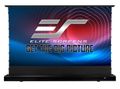 Elite Screens Kestrel Tab-Tension 3 Electric Floor-Rising Matte White Screen, 150" diag., 16:9, Viewing Size: 73.6"x130.7", IR/RF Remotes,12v trigger, Black Casing