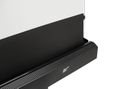 Elite Screens Kestrel Tab-Tension 3 Electric Floor-Rising Matte White Screen, 150" diag., 16:9, Viewing Size: 73.6"x130.7", IR/RF Remotes,12v trigger, Black Casing