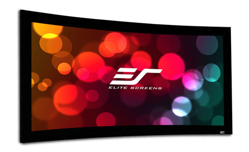 Elite Screens Lunette 2 Curved Fixed Frame Matte White Screen, 138" diag., 2.35:1, Viewing Size: 54" x 126.9"