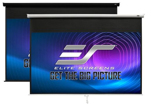 Elite Screens Manual B, 100", 16:9, MaxWhite2 fabric - M100H