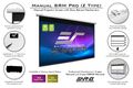 Elite Screens Manual SRM Pro, 120", 4:3, MaxWhite2 fabric - M120VSR-PRO