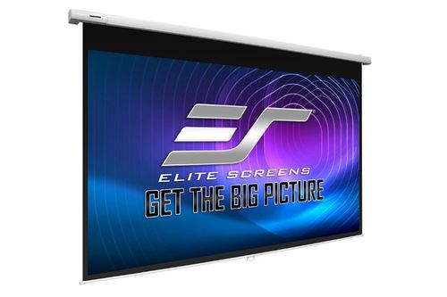 Elite Screens Manual SRM Pro, 84", 16:9, MaxWhiteFiberglass (FG) fabric - M84HSR-PRO