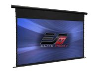 Elite Screens Outdoor Electric Tension Pro Matte White Screen, 140" diag., 16:9, Viewing Size: 68.7" x 122", RF Remote, 12v trigger, IP33 Rated, Black Casing