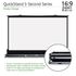 Elite Screens QuickStand 5-Second, 150", 16:9, MaxWhite Fiberglass (FG) fabric - QS150HD