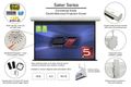 Elite Screens Saker, 150", 16:9, MaxWhite FG fabric - SK150XHW2-E12