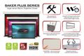 Elite Screens Saker Plus, 235", 16:9, MaxWhite® 1:1 Gain fabric - SK235XHW3