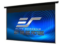 Elite Screens Spectrum Electric Matte White Screen, 128" diag., 16:10, Viewing Size: 67.8" x 108.4", IR Remote, 12v trigger, Black Casing