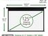 Elite Screens Spectrum AcousticPro UHD Acoustically Transparent Electric Screen, 125" diag., 16:9, - ELECTRIC125H2-AUHD