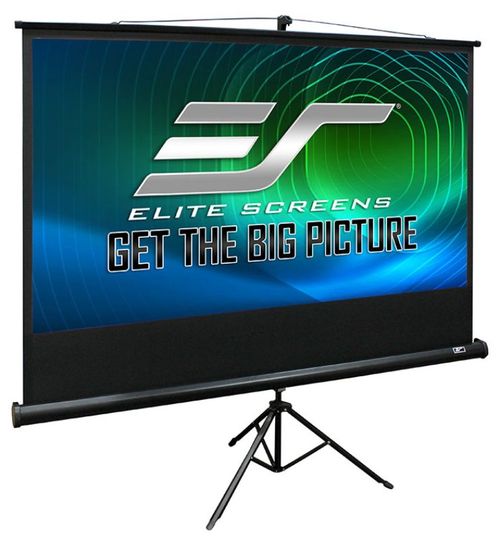 Elite Screens Tripod, 71", 1:1, MaxWhite2 fabric - T71UWS1