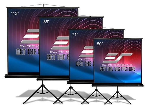 Elite Screens Tripod B, 85", 1:1, MaxWhite2 fabric - T85SB