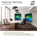 Elite Screens Tripod Lite Wall, 50", 1:1, MaxWhite® fabric - T50SW