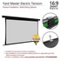 Elite Screens Yard Master Electric Tension Dual, 125" 16:9, WraithVeil� Dual Fabric - OMS125HT-ELECTRODUAL