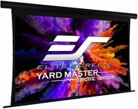 Elite Screens Yard Master Electric Tension Dual, 125" 16:9, WraithVeil™ Dual Fabric - OMS125HT-ELECTRODUAL