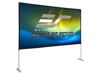 Elite Screens Yard Master Lite, 125", 16:9, SilkWhite 2 fabric - OMS125HLITE