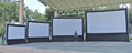 Epic Outdoor Cinema 16' SlimLine FreeStanding Projection Screen - E-SL16