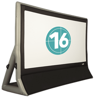 Epic Outdoor Cinema 16' SlimLine FreeStanding Projection Screen - E-SL16