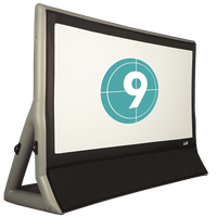 Epic Outdoor Cinema 9' SlimLine FreeStanding Projection Screen - E-SL9