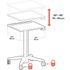 Ergotron Ergotron Mobile Desk, Fusion Maple - 24-811-F13