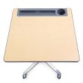 Ergotron Ergotron Mobile Desk, Fusion Maple - 24-811-F13