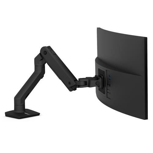 Ergotron HX Desk Dual Monitor Arm, MBK - 45-476-224