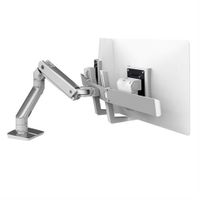 Ergotron HX Desk Dual Monitor Arm, Polished - 45-476-026