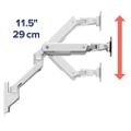 Ergotron HX Wall Monitor Arm, Polished - 45-478-026