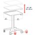 Ergotron LearnFit, Adjustable Standing Desk, Clear Anodized - 24-481-003