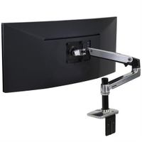 Ergotron LX Desk Mount Arm, Polished Aluminum - 45-241-026