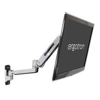 Ergotron LX Sit-Stand Wall Mount LCD Arm, Polished - 45-353-026
