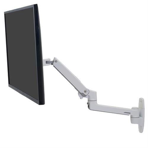 Ergotron LX Wall Mount LCD Arm, BRIGHT WHITE - 45-243-216
