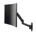 Ergotron LX Wall Mount LCD Arm, Matte Black - 45-243-224