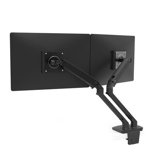 Ergotron MXV DESK DUAL MONITOR ARM, Matte Black - 45-496-224