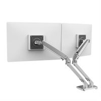 Ergotron MXV DESK DUAL MONITOR ARM (POLISHED ALUMINUM) - 45-496-026