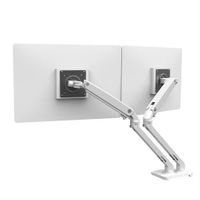 Ergotron MXV DESK DUAL MONITOR ARM (WHITE) - 45-496-216