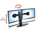 Ergotron Neo-Flex Dual LCD Lift Stand, 24" Monitor - 33-396-085