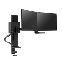 Ergotron TRACE Dual Monitor Mount, Matte Black - 45-631-224